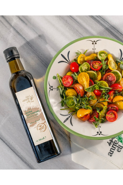 Doğal Anne Eli Kaş Naturel Sızma Soğuk Sıkım Zeytinyağı (500gr)