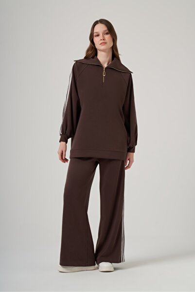 Nuss 1093 Sailor Collar Stripe Detail Trouser Suit