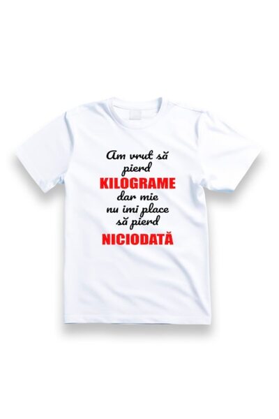 OEM Personalized Cotton T-Shirt: "I wanted to lose weight but I never like to...