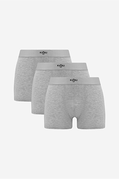 Kiğılı 3-Piece Cotton Stretch Fabric Comfortable Flexible Boxer Set