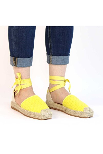 mm Women's Sandals with low platforms, light and comfortable 6000312-YELLOW