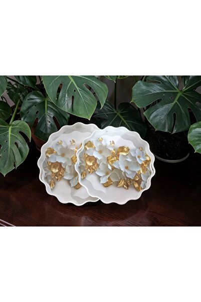 ASEL PLAST 2 li Papatya Tepsi Kahve Tepsisi