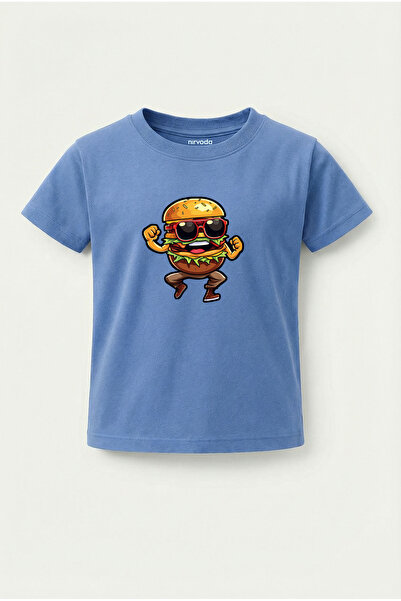 nirvoda Tricou pentru copii Dancer Hamburger cu imprimeu Tricou pentru copii