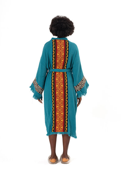 Befera Design Sultan Müslin Kimono, set de bumbac 100% piese, halat de baie, ...