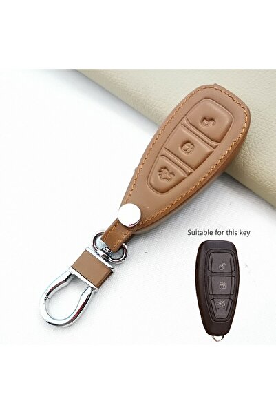 Ford Husa pentru chei din piele pentru Mondeo Mk4 Focus Kuga Fiesta Fusion Ec...