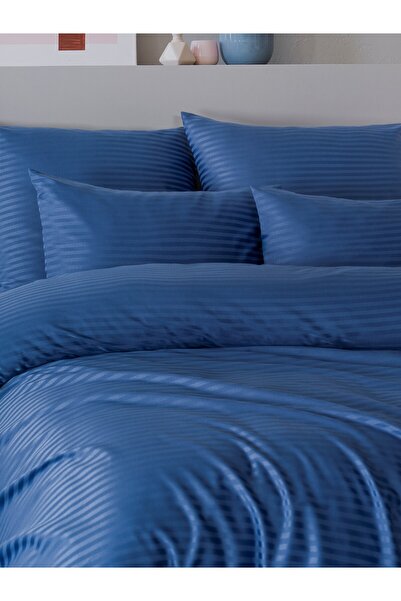 Madame Cotton Cotton Saten Single Duvet Cover Set (93 Thread Count & 236 Tc)