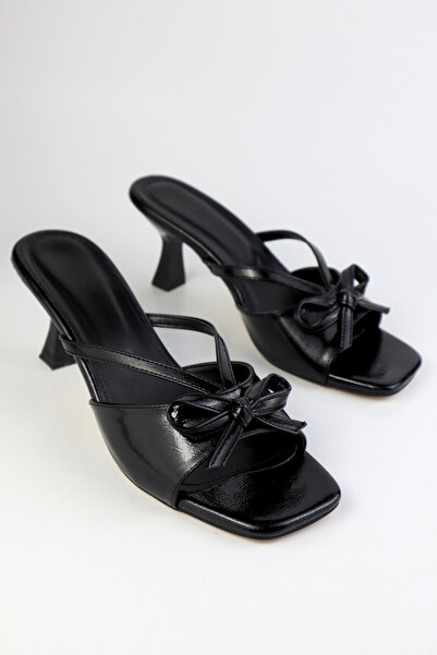 wolfcity Women's Ribbon Heels Slipper and Sandals