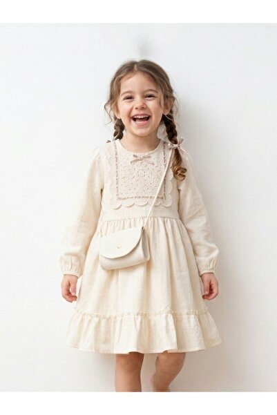 Cherrys Bebek decolteu pătrat bucăți din geantă piese Rochie