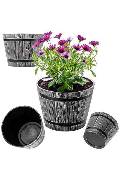 KADAX Flowerpot Large Garden Pot for Terrace Flowers Cover Flowerpot Round 23cm