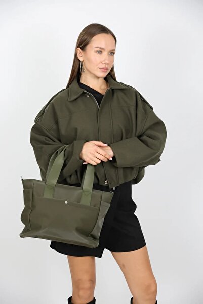 ZT MED سترة بومبر كبيرة الحجم