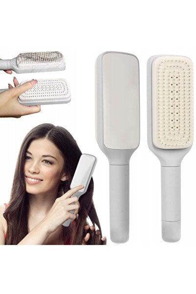 zola Self-cleaning hairbrush, for detangling and combing, antistatic, 24x6 cm...