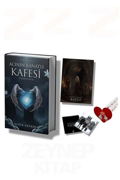 Vera Kitap Acının Kanatlı Kafesi- Nehir Nevrina-Ciltli-Özel Tasarım Kalp Ayra...