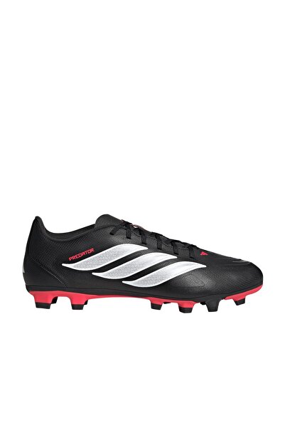 adidas Predator Club FG/MG Ανδρικά Μαύρα Ποδοσφαιρικά Παπούτσια (JS0350)