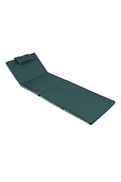 Bysay Kamp Matı Çadır Yatağı Şezlong Minderi Katlanır Fermuarlı Şapkalı Kalın...