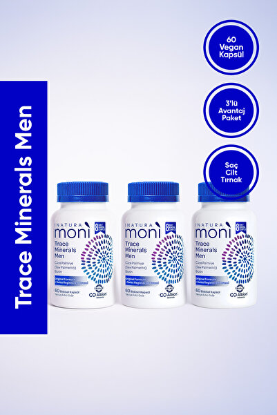Inatura موني تريس مينيرالز للرجال، 60 كبسولة نباتية - عبوة من 3 قطع