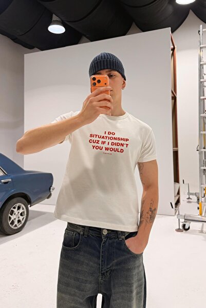 Flaw Wear Χωρίς Συγκινητικές Σχέσεις με τύπωμα Μπλουζάκι