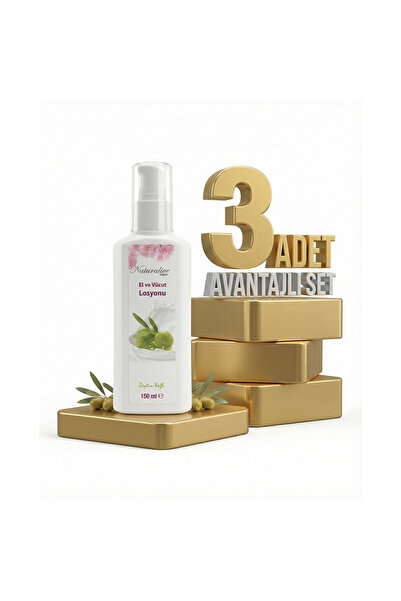 naturalive El Ve Vücut Losyonu 3x150 Ml