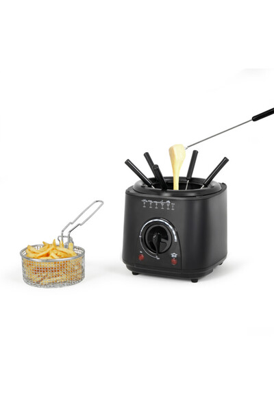 LİVOO Friteuza si set fondue ON1019N, 950W, capacitate 1L, termostat, capac d...