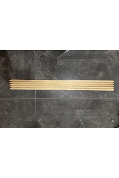 Hediselim Wooden Brush Handle, Broom Handle-5 Pieces 120 cm Length 2 cm Diameter