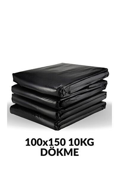 EFTAPLAST 100x150 Hantal Boy Çöp Torbası Kalın 10kg Dökme Kolili