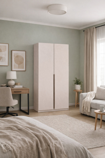 eos mobilya 3 Çekmeceli Takılık Modüllü Sensörlü Ledli Gardırop 100x59x218 cm...