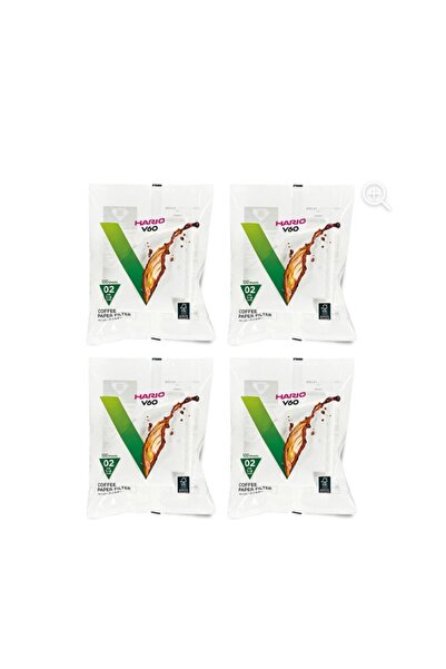 Hario V60 02 Dripper Filtresi (100 adet) 4’lü Paket