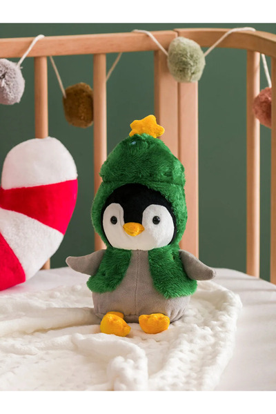 LC Waikiki LCW HOME Karışık Penguen Figürlü Dolgulu Pelüş Bebek Kırlent 33 Cm