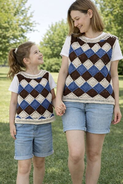 MEGA Megahan trend suveter anne kız kombin esme