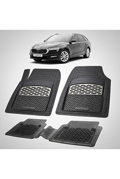 TEAMCAR Съвместими стелки за Skoda Octavia IV Combi 2019+ | Сребърни