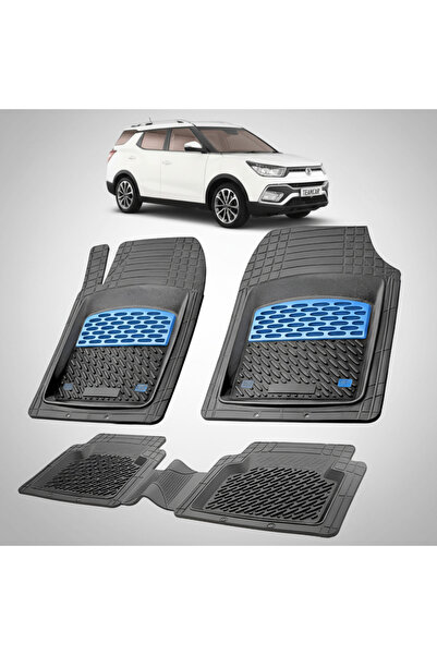 TEAMCAR Covorașe compatibile cu SsangYong Tivoli XLV 2016-2021 | Albastru