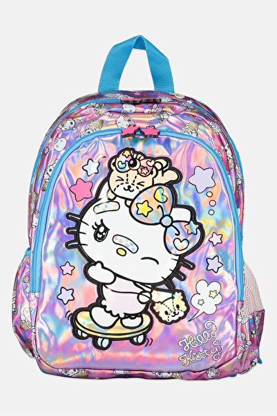 SANRIO حقيبة ظهر للأطفال البنات بتصميم هيلو كيتي، متعددة الألوان
