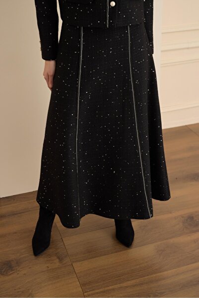 SENNA AURORA SKIRT Siyah