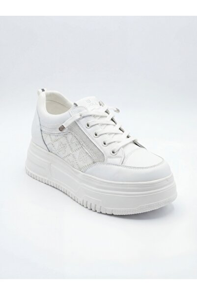 Ewoll Women's Imported Hidden Heel White S Sneakers Yu781