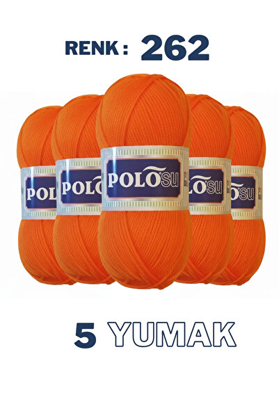 Polosu (5 Pieces) Candy Baby 100% Premium Acrylic Baby Knitting Yarn - 262 - ...