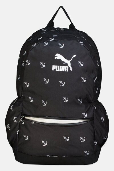 Puma Men Brand Logo Streak Backpack, Black