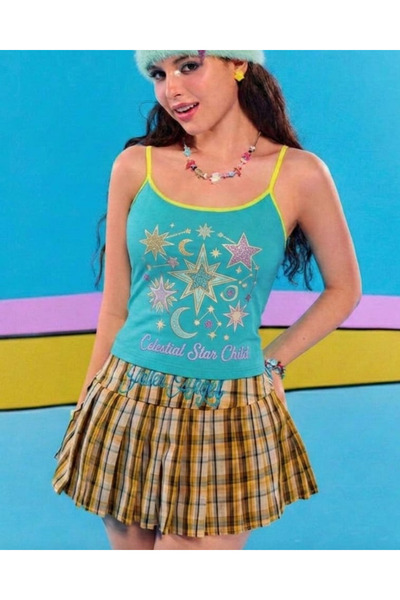 Toum Mavi Star Child Retro Hanger Cropped Balls