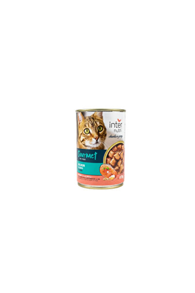 Inter Nutri Intronutri Wet Cat Food with Salmon Flavor 415g