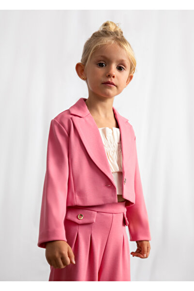 MAYORAL Kız Çocuk Kısa Blazer Ceket Pembe 3451