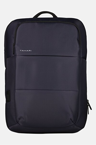 Tahari Men Brand Logo Backpack 33 L x 42 H x 14 W cm, Navy