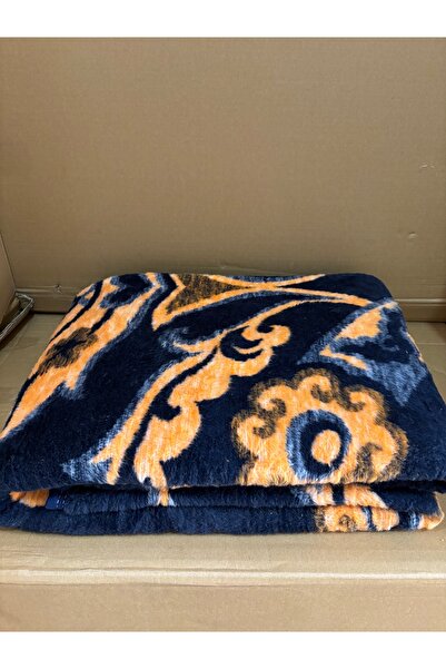 Kuyucak Battaniye Bračni Luksuzni Plišana ćebad - 3KG - 180x230 cm - Žuta, ta...