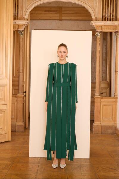 SENNA TEASE DRESS Zümrüt