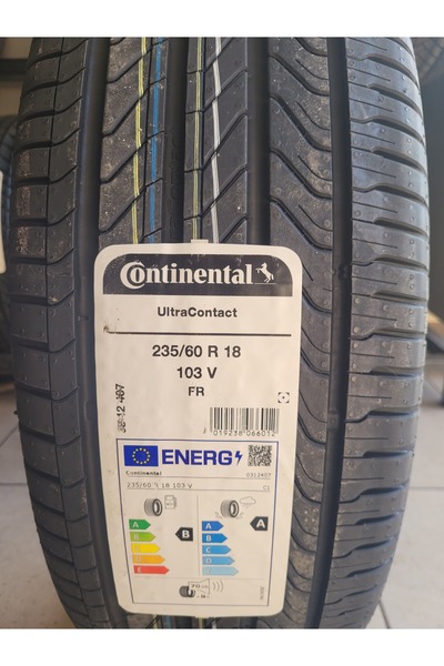 Continental 235/60R18 Ultra Contact 103V FR Set olarak (4 ADET) Yazlık A seri...