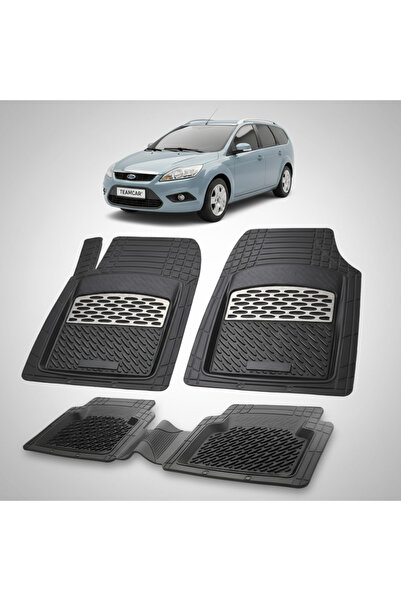 TEAMCAR Συμβατά πατάκια Ford Focus Mk2 Combi 5θυρο 2004-2011 | Ασημί