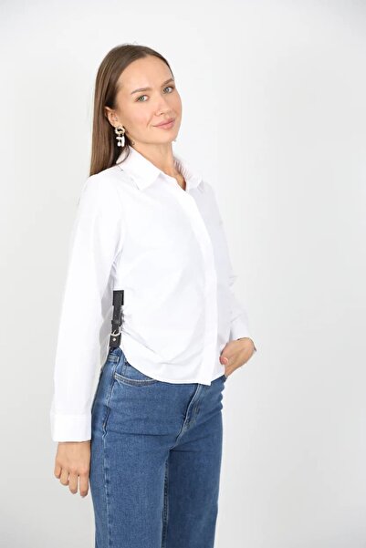 ZT MED قميص ماركة يان تفاصيل حزام