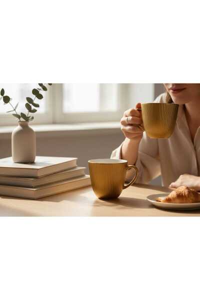 IKEA Ofantlıgt Gilded Mug Set of 2 310 ml Gld