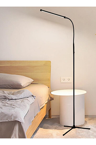 Osso مصباح أرضي عصري مرن بتقنية LED، ثلاثي الألوان، قابل للتعتيم التدريجي، مز...