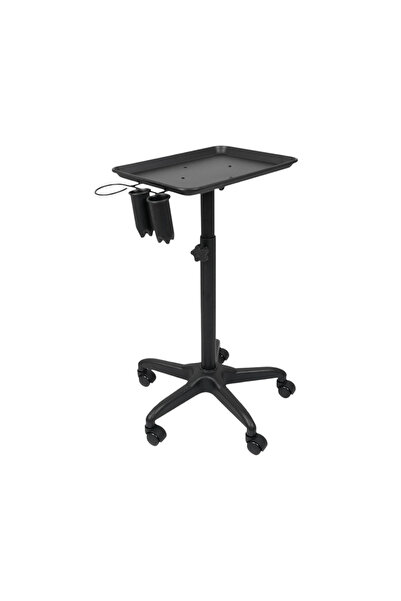 LA PERLA TECH Salon Tray on Wheels – Adjustable Rolling Tray for Hairstylist,...