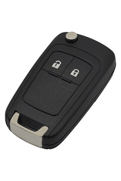 MATY KEY Carcasă cheie compatibilă cu Chevrolet, Vauxhall, 2 butoane