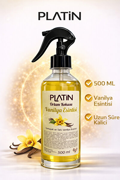 Platin VANİLYA ESİNTİSİ ODA KOKUSU ODA SPREYİ ROOM SPRAY 500 ML