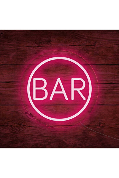 Slasa لافتة نيون LED وردية اللون مقاس 50 × 50 سم مع قاعدة أكريليك 6 مم، مناسب...